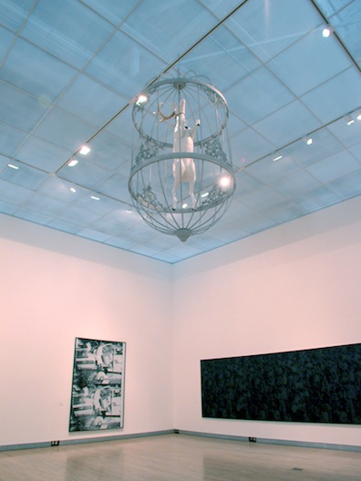 
                            <h4><em>The Wish</em></h4>
                            2008 
                            <br /><br />
                            Mixed media
                            </br>
                            129 x 55 x 55 inches
                            <br /><br />
                            Installation at The Rose Art Museum, 2008 
                            <br /><br />